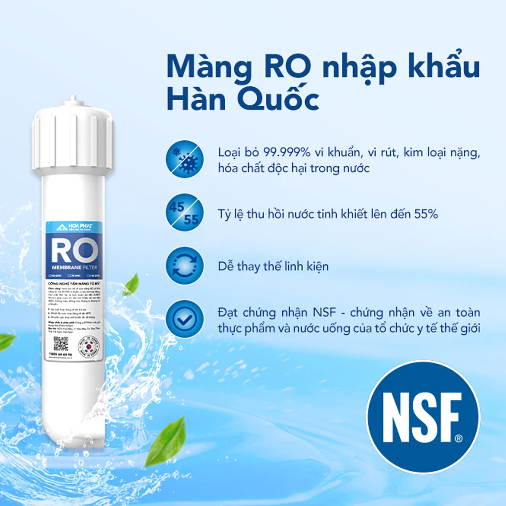 Máy Lọc Nước RO Tủ Đứng Hòa Phát HPR526 11 Lõi