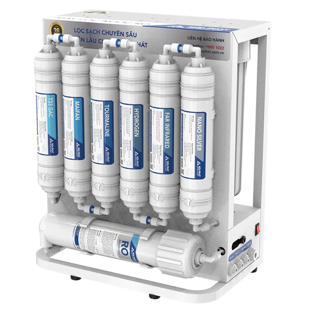 Máy Lọc Nước RO Để Gầm Hòa Phát HWU1A 1022 10 Lõi