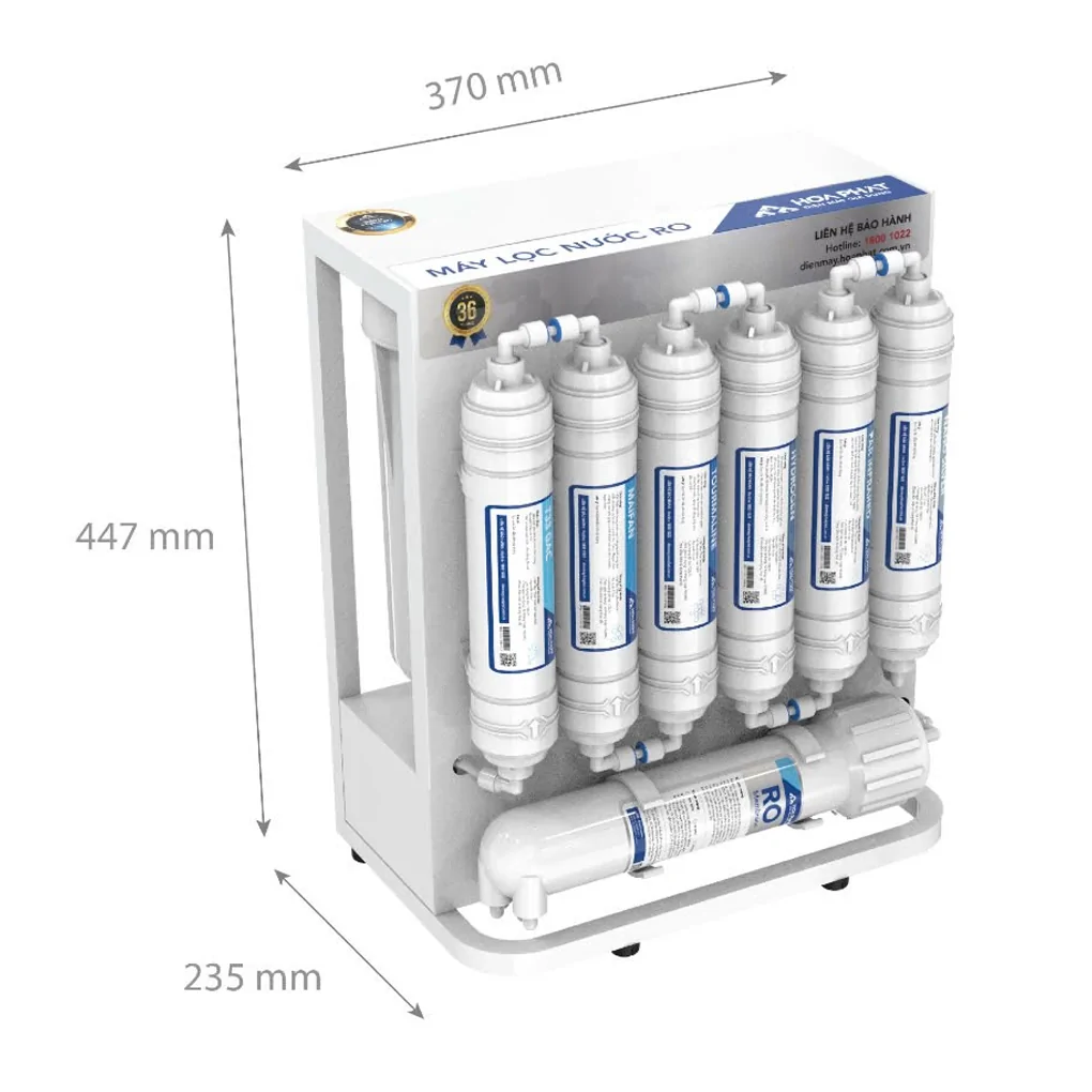Máy Lọc Nước RO Để Gầm Hòa Phát HWU1A 1022 10 Lõi