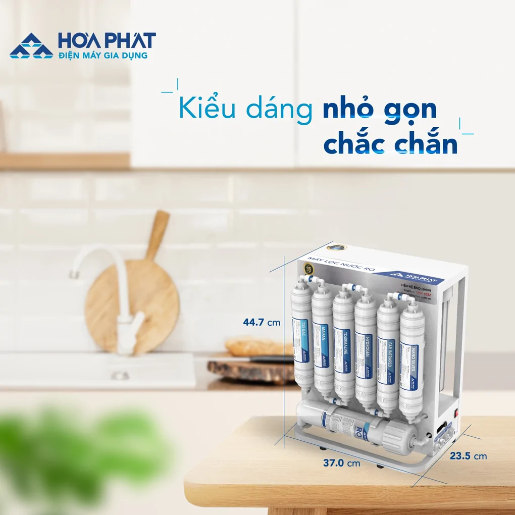 Máy Lọc Nước RO Để Gầm Hòa Phát HWU1A 1022 10 Lõi