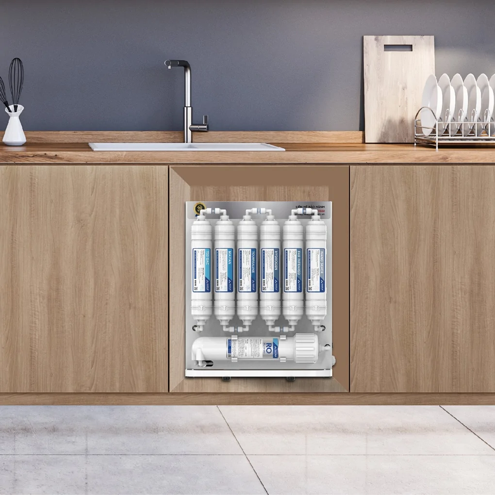 Máy Lọc Nước RO Để Gầm Hòa Phát HWU1A 1022 10 Lõi