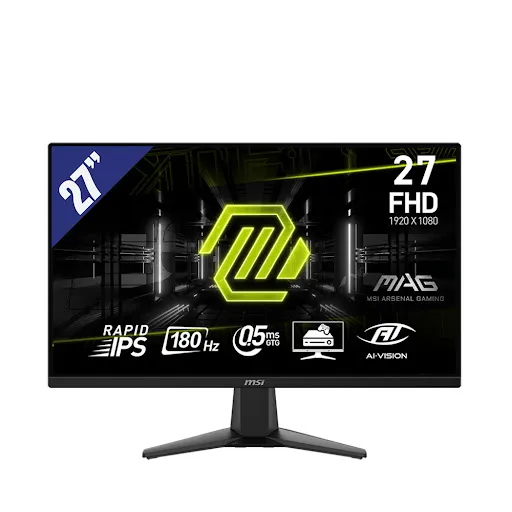 Màn hình Msi MAG 275F 27" (FHD 1920 x 1080/ RAPID IPS/ 180Hz/ 0.5 ms)