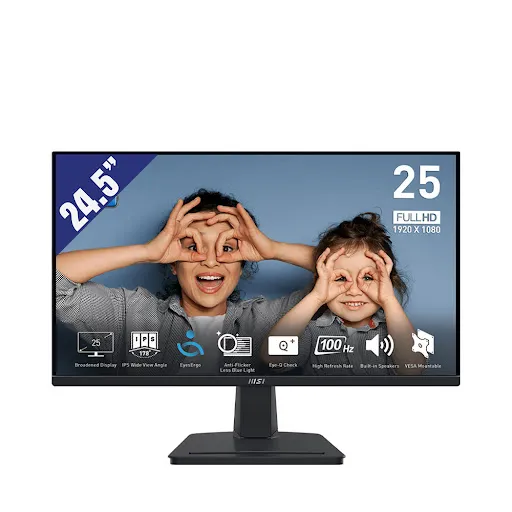 Màn hình Msi Pro MP251 24.5" (FHD 1920 x 1080/ IPS/ 100Hz/ 1 ms)