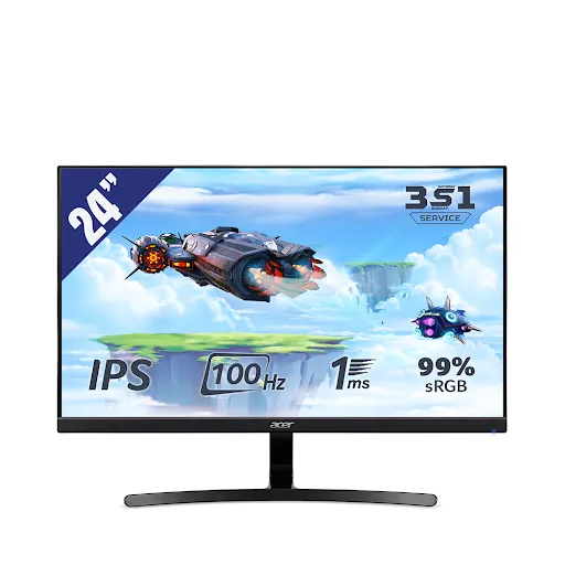 Màn hình Acer K243Y E (UM.QX3SV.E01) 23.8" (FHD 1920 x 1080/ IPS/ 100Hz/ 1 ms)