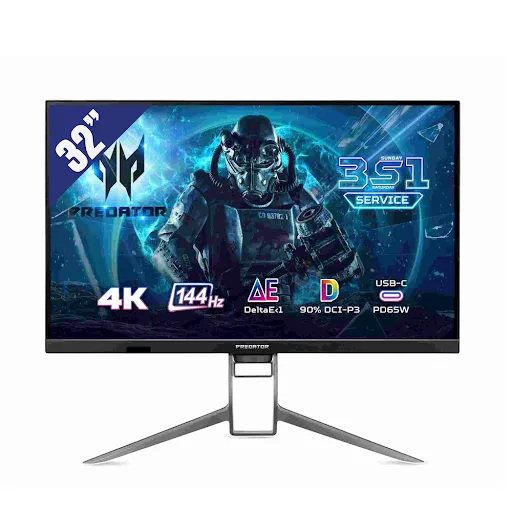 Màn hình Acer XB323QK NV 32" (4K UHD 3840 x 2160/ IPS/ 144Hz/ 1 ms)