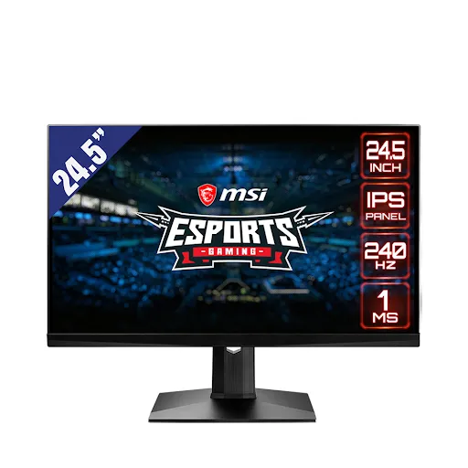 Màn hình Msi Optix MAG251RX 24.5" (FHD 1920 x 1080/ IPS/ 240Hz/ 1 ms)