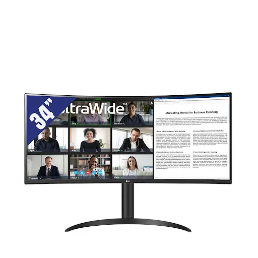 Màn hình LG UltraWide 34WR55QC-B.ATV 34" (UltraWide 3440 x 1440/ VA/ 100Hz/ 5 ms)