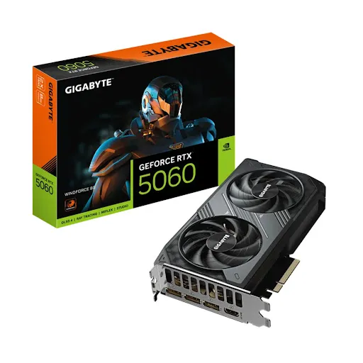 Card màn hình Gigabyte RTX 5060 WINDFORCE 8G 8GB GDDR7 (GV-N5060WF2-8GD)