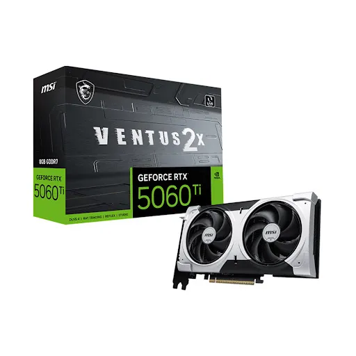 Card màn hình Msi RTX 5060 Ti 8G VENTUS 2X PLUS 8GB GDDR7 (G506T-8V2P)