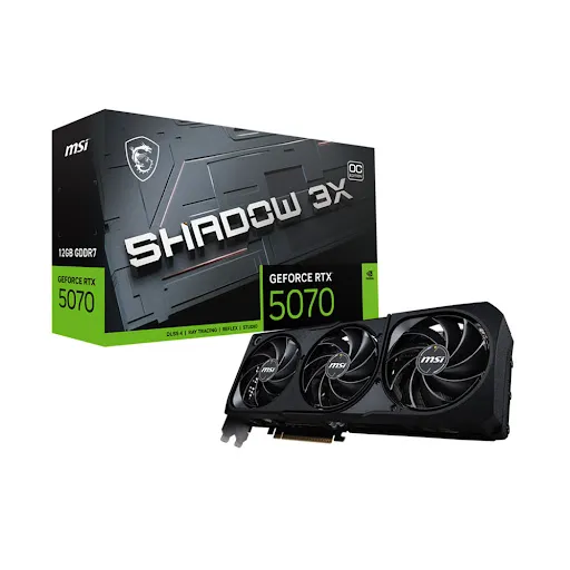 Card màn hình Msi RTX 5070 12G SHADOW 3X OC 12GB GDDR6