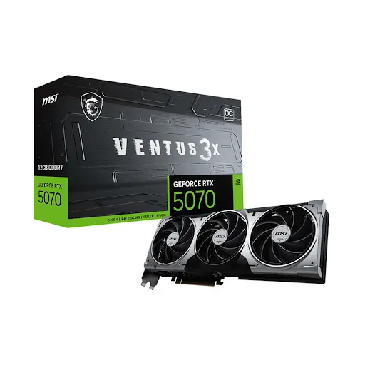 Card màn hình Msi RTX 5070 12G VENTUS 3X OC 12GB GDDR7