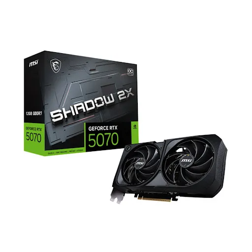 Card màn hình Msi RTX 5070 12G SHADOW 2X OC 12GB GDDR7