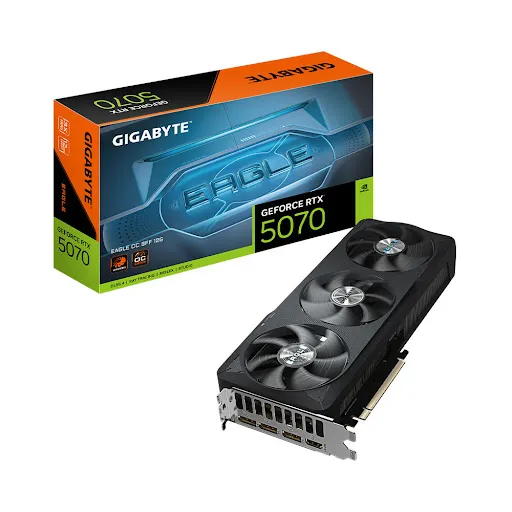 Card màn hình GIGABYTE GeForce RTX 5070 EAGLE OC SFF 12G 12GB GDDR7 (GV-N5070EAGLE OC-12GD)