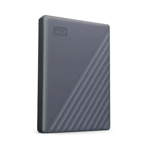 ổ cứng gắn ngoài HDD WD My Passport 4TB 2.5", USB 3.2 Gen 1 (WDBRMD0040BGY-WESN) (Silicon Grey)