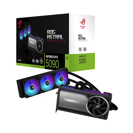 Card màn hình ASUS ROG Astral LC GeForce RTX™ 5090 32GB GDDR7 OC Edition (ROG- ASTRAL- LC- RTX5090-O32G-GAMING)