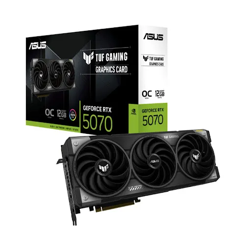 Card màn hình ASUS TUF Gaming GeForce RTX™ 5070 12GB GDDR7 OC Edition 12GB GDDR7 (TUF-RTX5070-O12G-GAMING)