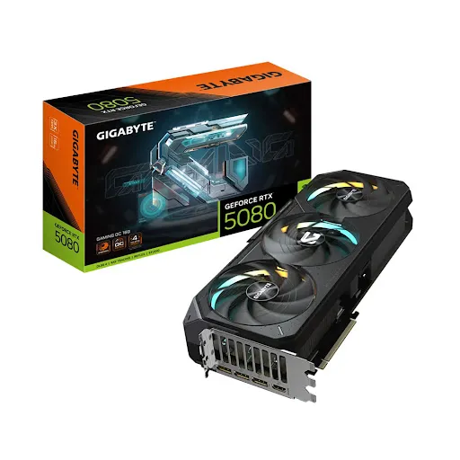 Card màn hình GIGABYTE GeForce RTX 5080 GAMING OC 16GB GDDR7