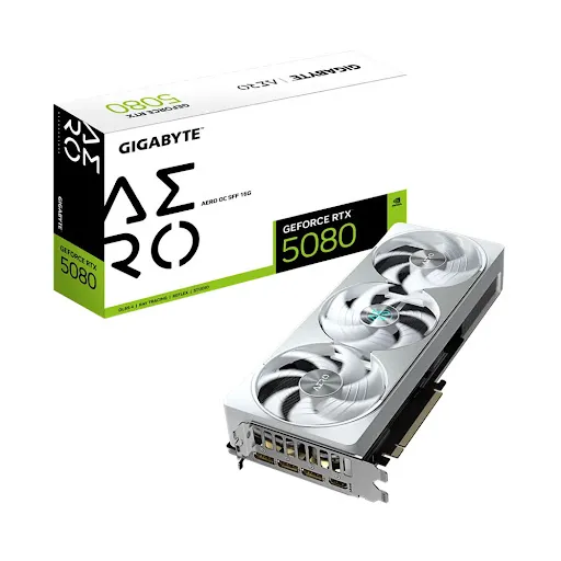 Card màn hình GIGABYTE GeForce RTX 5080 AERO OC SFF 16G GDDR7