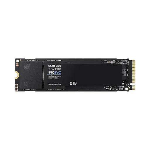 Ổ Cứng gắn trong Samsung SSD 990 EVO PLUS 2TB M.2(2280)PCIe® 4.0 x4 /5.0 x2 NVMe™ 2.0 (MZ-V9S2T0BW)