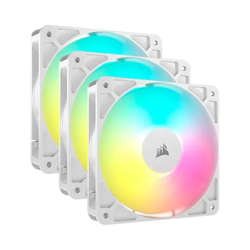 Bộ 3 Quạt case Corsair RS120 ARGB Triple Pack White (CO-9050185-WW)