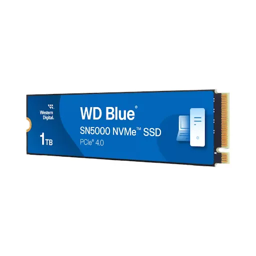 Ổ cứng SSD WD Blue SN5000 1TB NVMe M.2-2280 Gen4 x4 (WDS100T4B0E)
