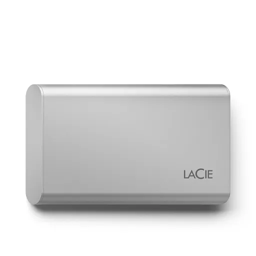 Ổ Cứng Di Động SSD LaCie Portable 1TB USB-C + Rescue (Bạc) - STKS1000400