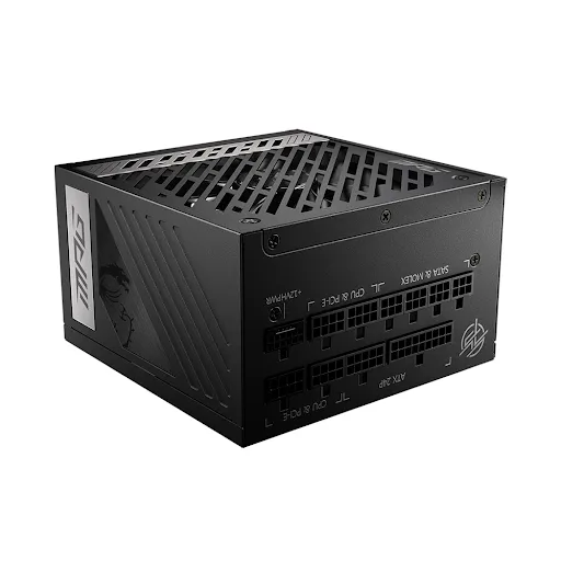 Nguồn máy tính Msi MPG A1000G PCIE5 - 1000W - 80 Plus Gold - Full Modular