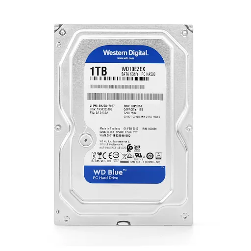 Ổ cứng HDD Western Digital Blue 1TB 3.5" SATA 3 - WD10EZEX