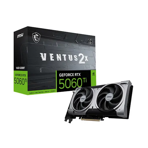 Card màn hình Msi RTX 5060 Ti 16G VENTUS 2X PLUS 16GB GDDR7