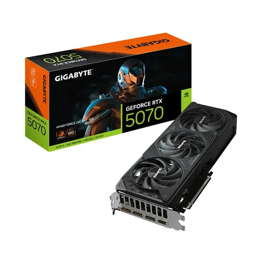 Card màn hình GIGABYTE GeForce RTX 5070 WINDFORCE OC SFF 12G 12GB GDDR7 (GV-N5070WF3OC-12GD)