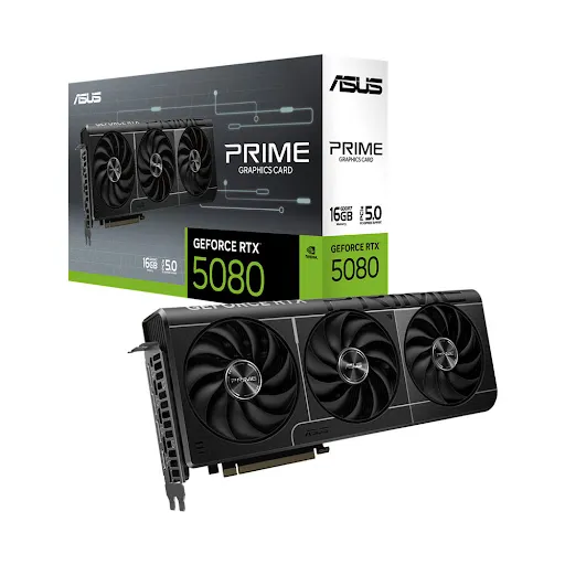 Card màn hình ASUS Prime GeForce RTX™ 5080 OC Edition 16GB GDDR7