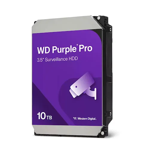 Ổ cứng HDD WD Purple Pro 10TB 3.5" SATA3 512MB Cache 7200RPM (WD102PURP) (Tím)