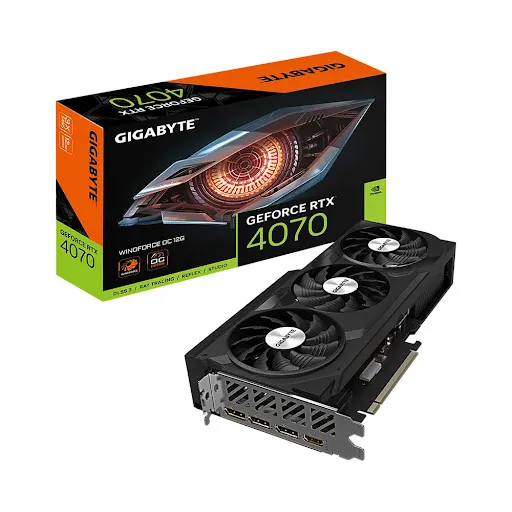 Card màn hình Gigabyte RTX 4070 WINDFORCE OC 12G