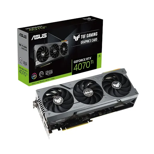 Card màn hình Asus TUF Gaming GeForce RTX 4070 Ti 12GB GDDR6X (TUF-RTX4070TI-12G-GAMING)