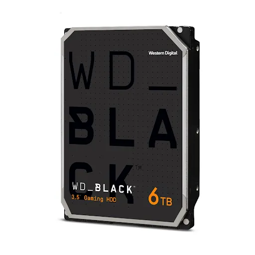 Ổ cứng gắn trong DESKTOP WD Black 6TB, 3.5, SATA 3 (WD6004FZWX)