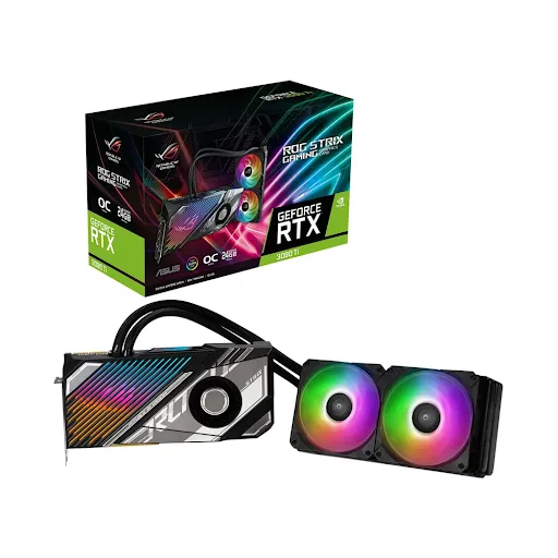 Card màn hình Asus ROG-STRIX-LC-RTX3090TI-O24G-GAMING 24GB GDDR6X (90YV0HC0-M0NA00)