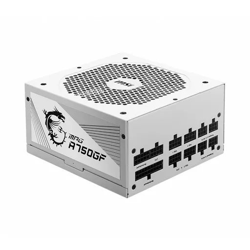 Nguồn máy tính Msi MPG A750GF WHITE - 750W - 80 Plus Gold - Full Modular