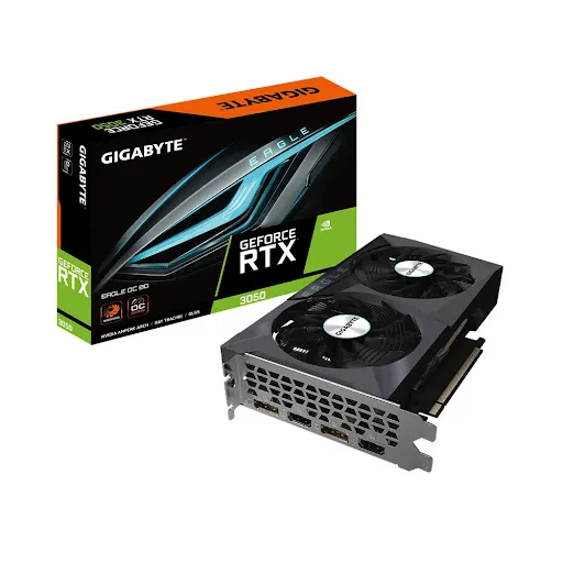 Card màn hình Gigabyte GeForce RTX 3050 EAGLE OC 8GB GDDR6 (GV-N3050EAGLE OC-8GD)