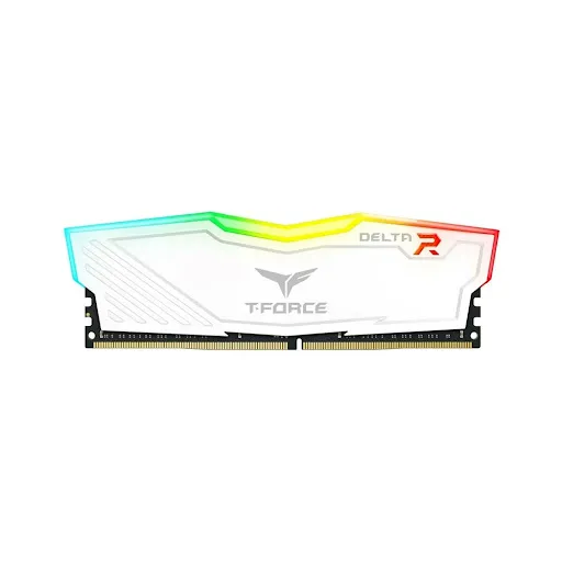 RAM desktop Team T-Force Delta White RGB 32GB (1 x 32GB) DDR4 3200MHz (TF4D432G3200HC16C01)