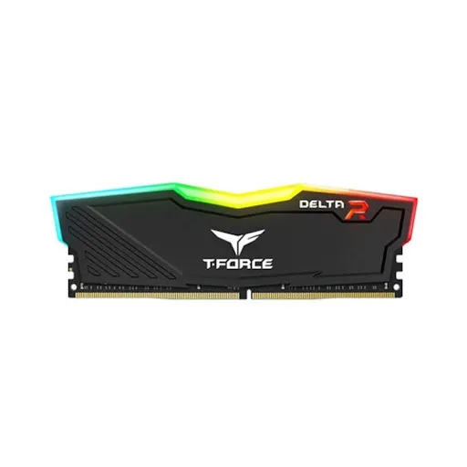 RAM desktop Team T-Force Delta Black RGB 8GB (1 x 8GB) DDR4 3200MHz (TF3D48G3200HC16F01)