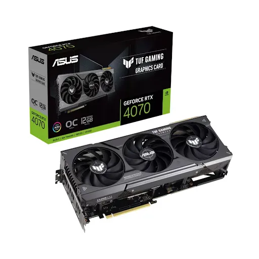 Card màn hình Asus TUF Gaming GeForce RTX 4070 12GB GDDR6X (TUF-RTX4070-O12G-GAMING)