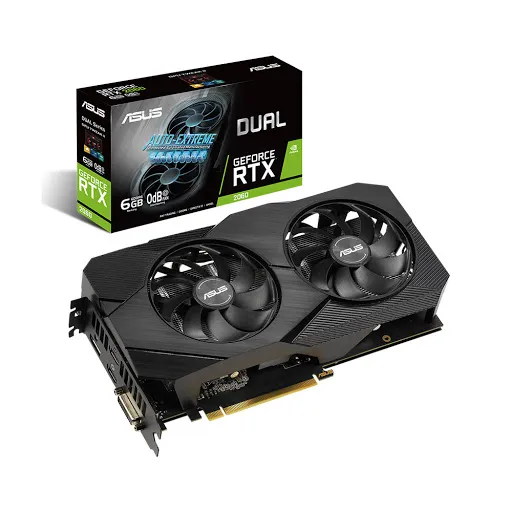 Card màn hình Asus Dual GeForce RTX 2060 6G EVO 6GB GDDR6 (DUAL-RTX2060-6G-EVO)