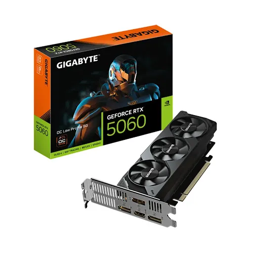 Card màn hình Gigabyte GeForce RTX™ 5060 OC Low Profile 8G 8GB GDDR7 (GV-N5060OC-8GL)