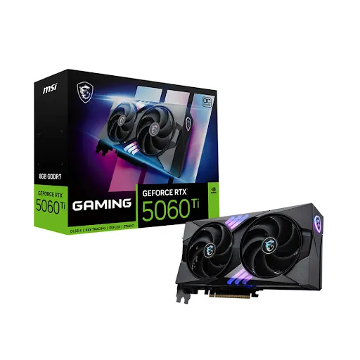 Card màn hình Msi RTX 5060 Ti 8G GAMING OC 8GB GDDR7 (G506T-8GC)