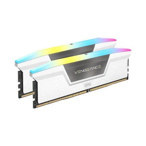 RAM desktop Corsair VENGEANCE RGB 32GB (2x16GB) DDR5 (2 x 16GB) DDR5 6000MHz (CMH32GX5M2E6000C36W)