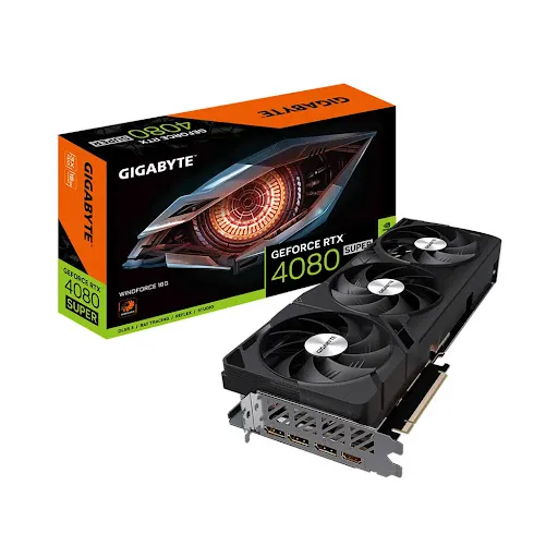 Card màn hình GIGABYTE RTX 4080 SUPER WINDFORCE 16G 16GB GDDR6X (GV-N408SWF3-16GD)