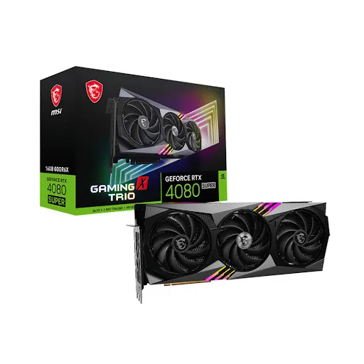 Card màn hình MSI RTX 4080 SUPER 16G GAMING X TRIO 16GB GDDR6X