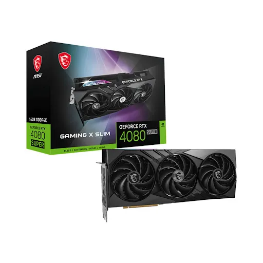 Card màn hình Msi RTX 4080 SUPER 16G GAMING X SLIM 16GB GDDR6X