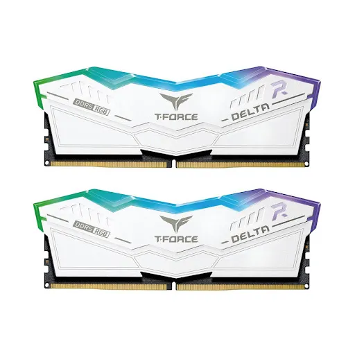 RAM desktop Team T-Force Delta White RGB (2 x 16GB) DDR5 5200MHz (FF4D532G5200HC40CDC01)