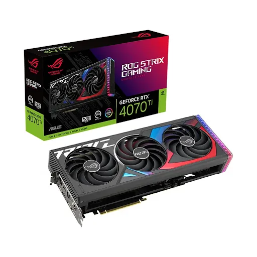 Card màn hình Asus ROG Strix GeForce RTX 4070Ti 12GB GDDR6X 12GB GDDR6X (ROG-STRIX-RTX4070TI-12G-GAMING)